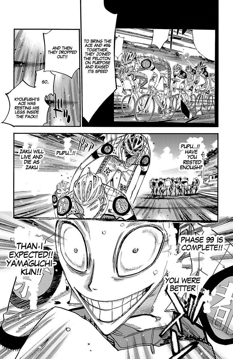 Yowamushi Pedal chapter 435 page 14