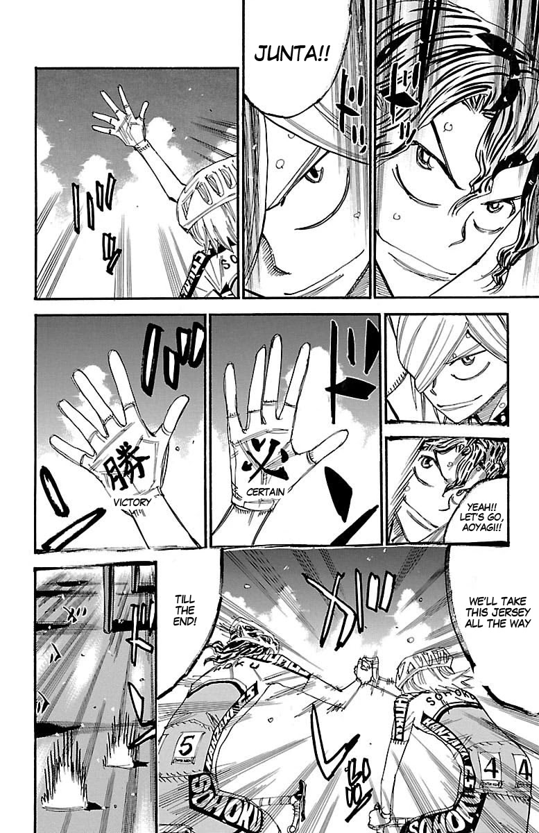 Yowamushi Pedal chapter 437 page 8