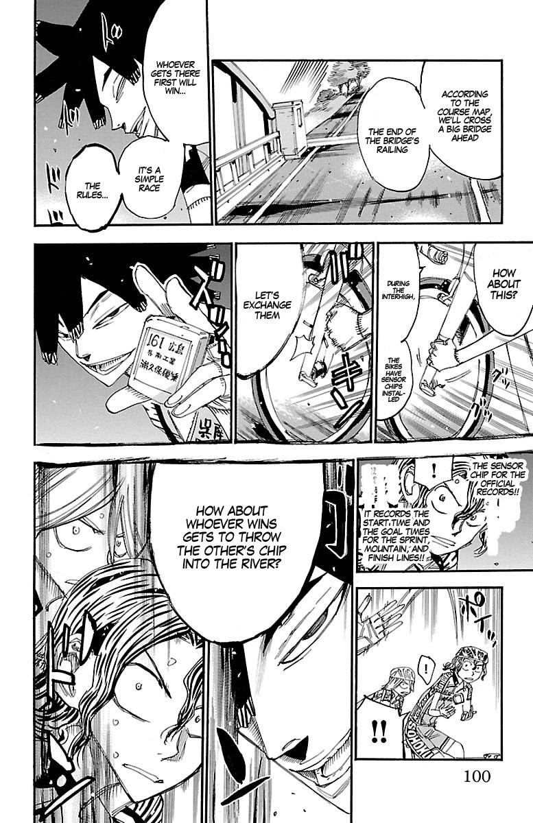 Yowamushi Pedal chapter 438 page 15