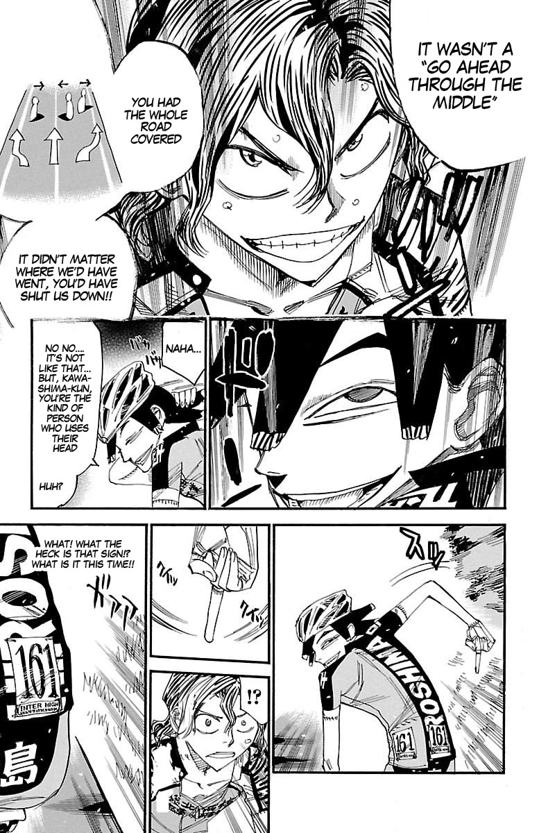 Yowamushi Pedal chapter 438 page 9