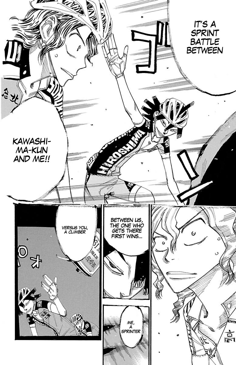 Yowamushi Pedal chapter 441 page 18