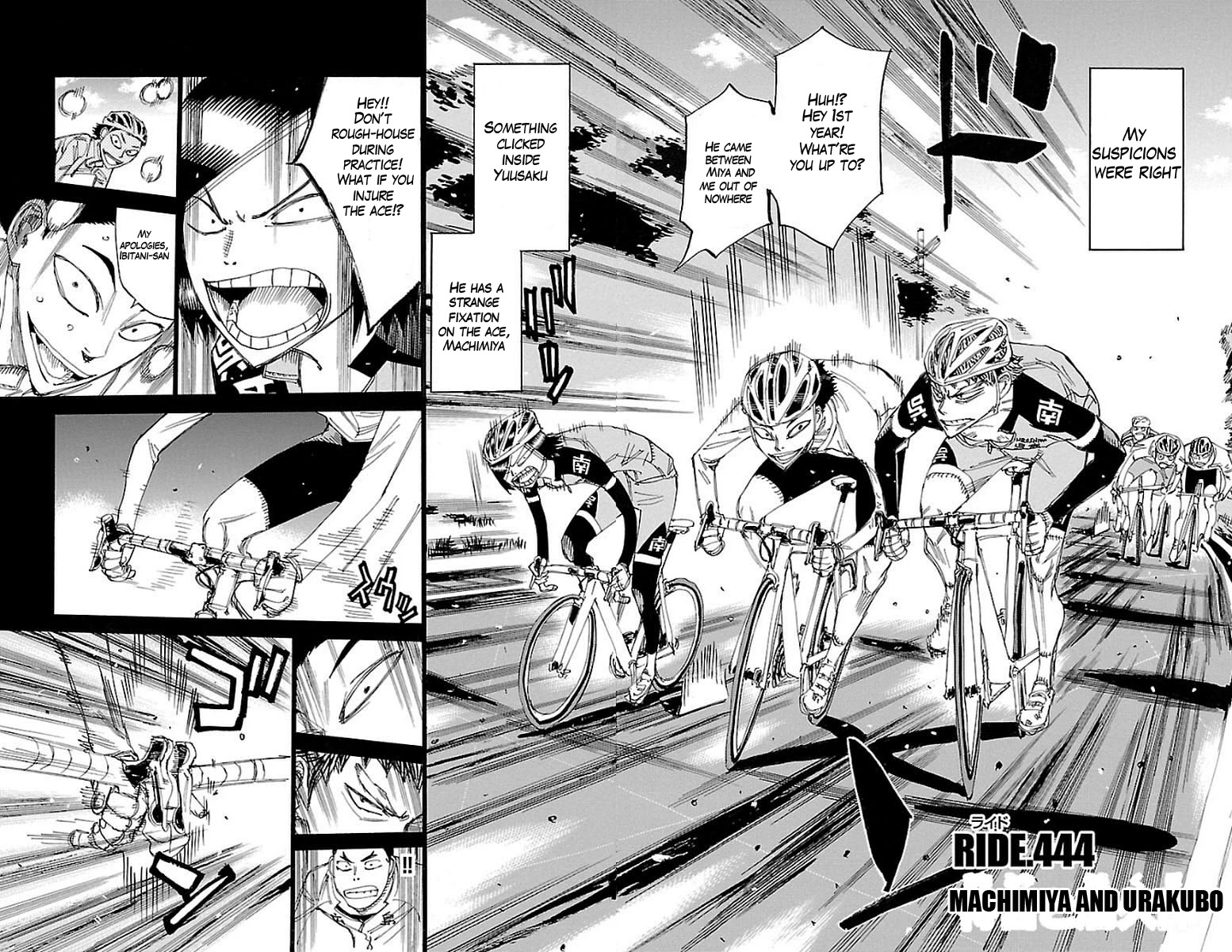 Yowamushi Pedal chapter 444 page 4