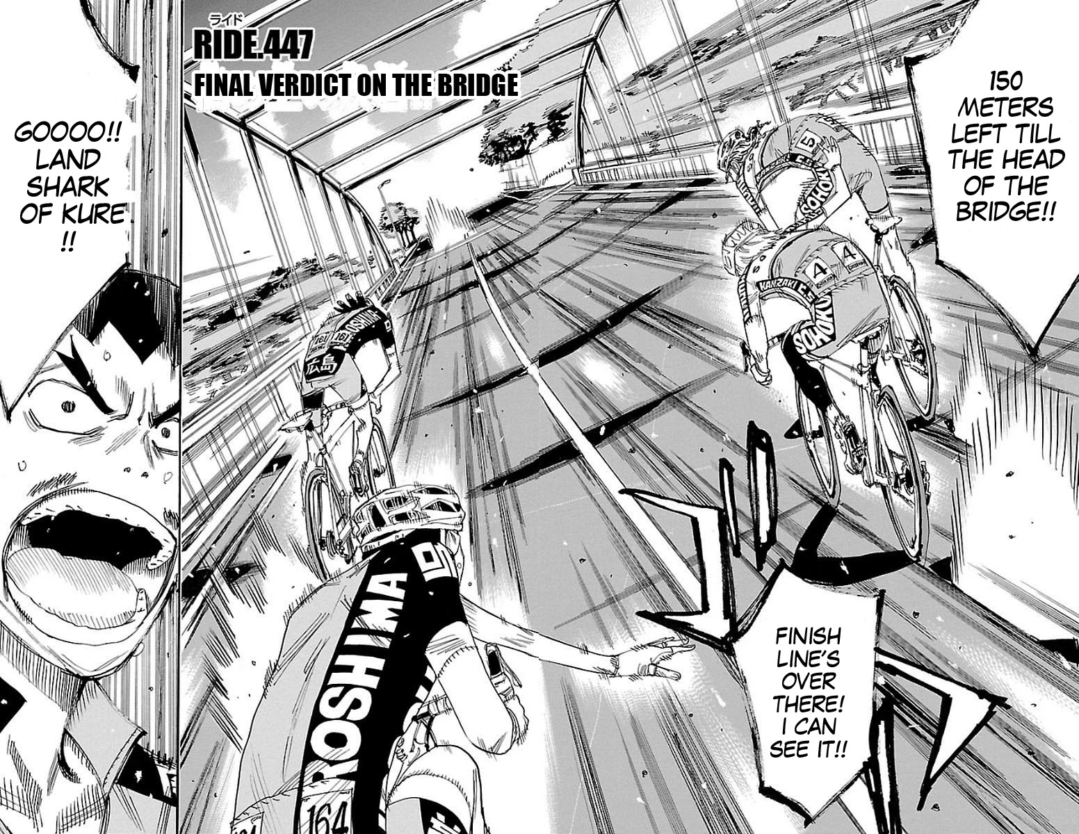 Yowamushi Pedal chapter 447 page 2