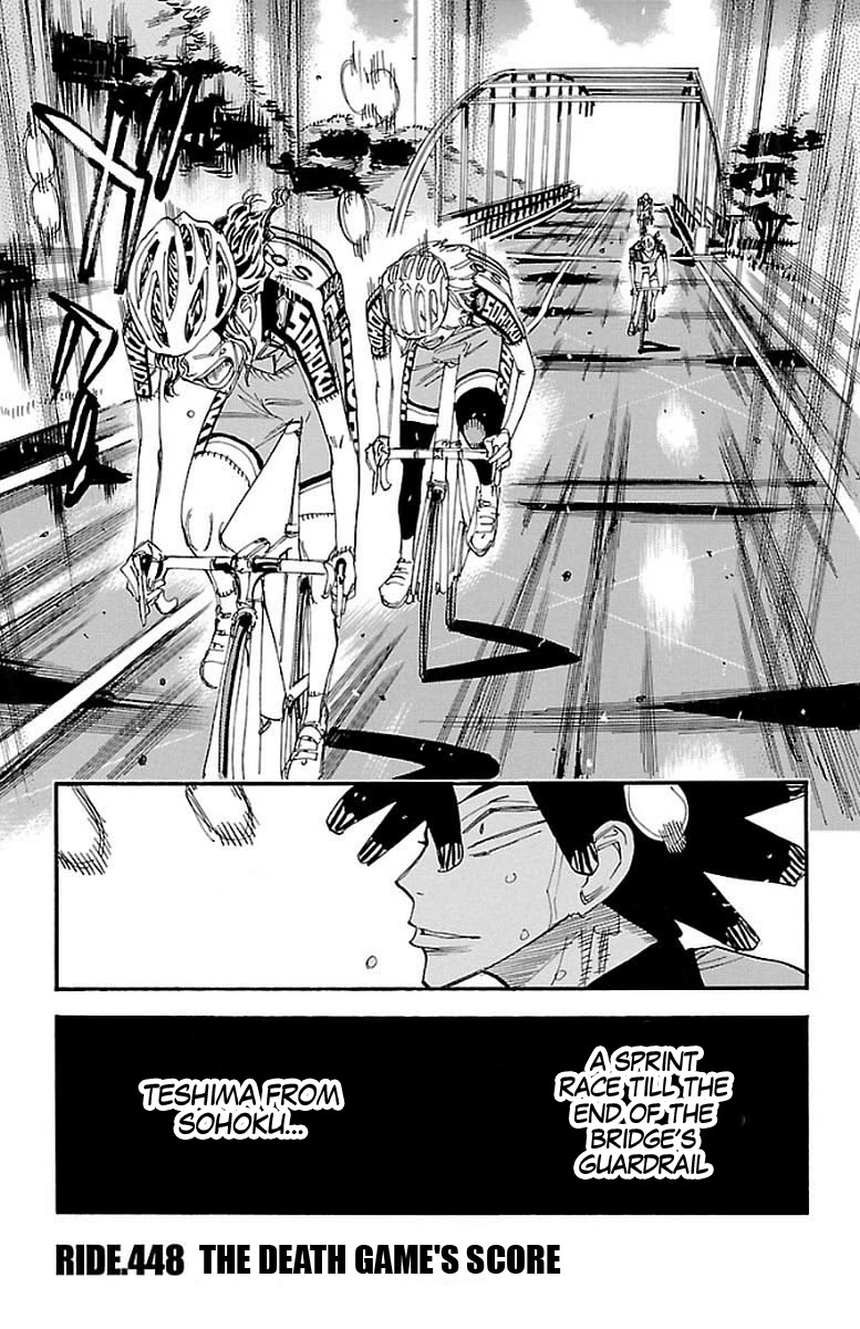 Yowamushi Pedal chapter 448 page 1