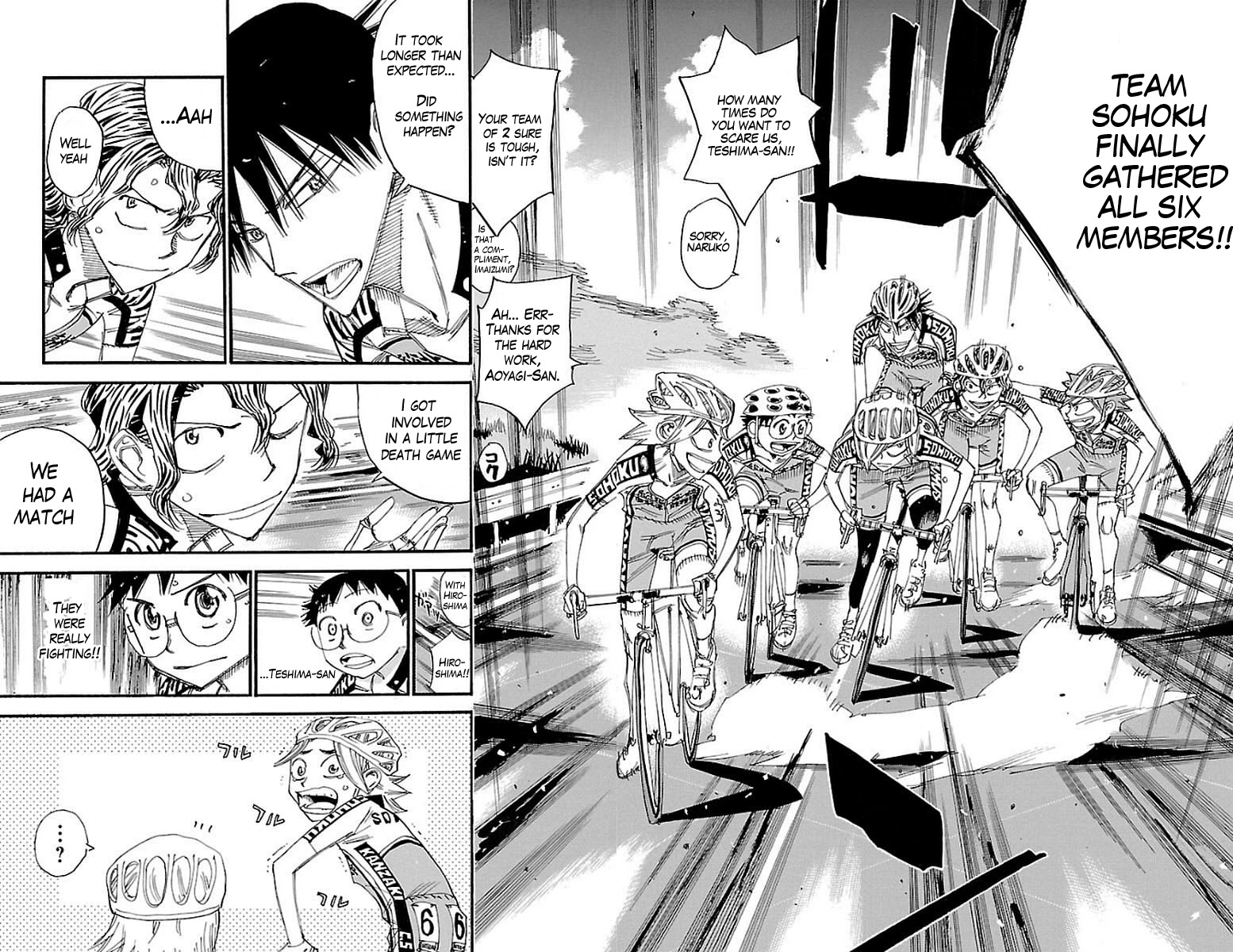 Yowamushi Pedal chapter 449 page 4