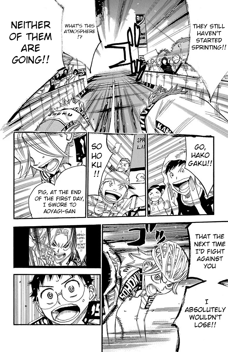 Yowamushi Pedal chapter 453 page 14