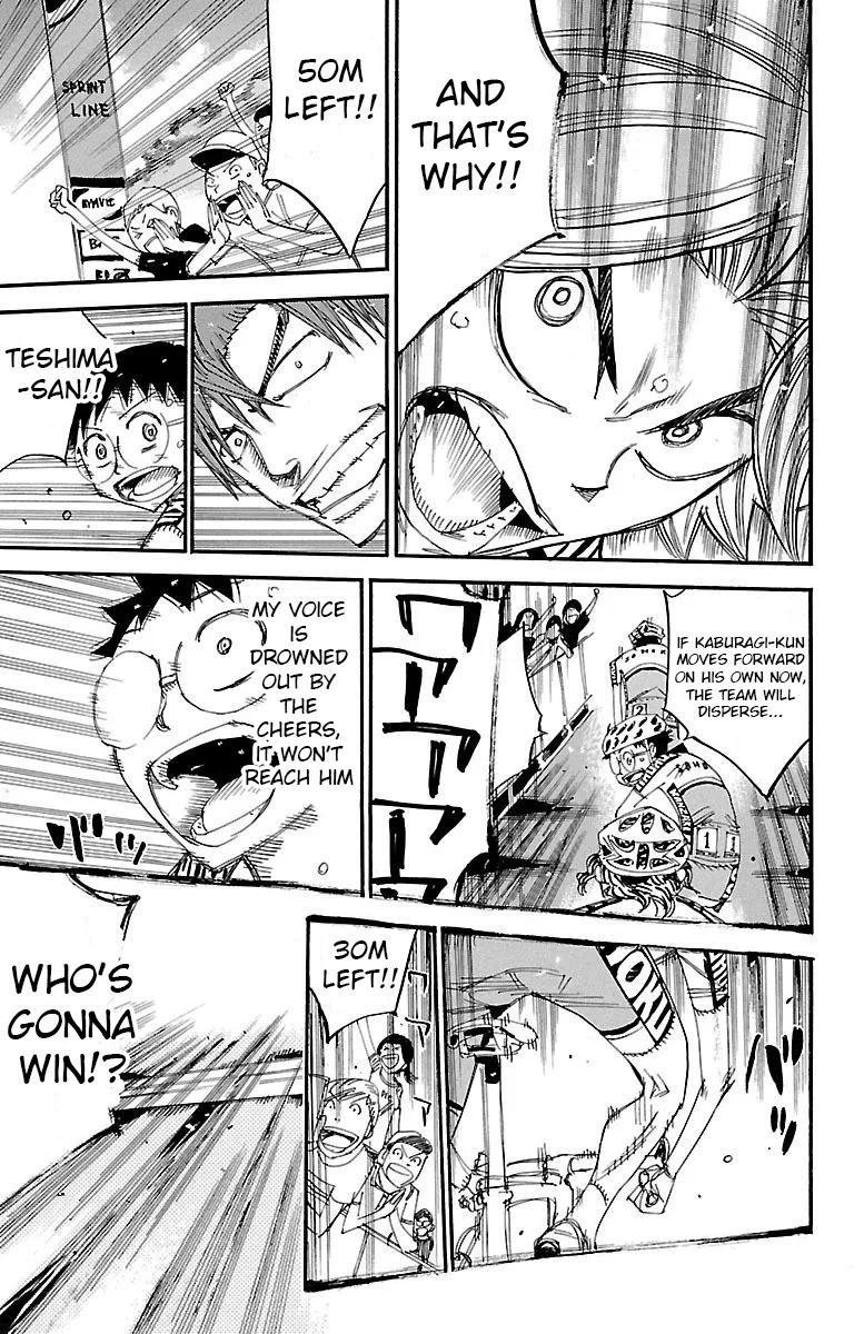 Yowamushi Pedal chapter 453 page 15