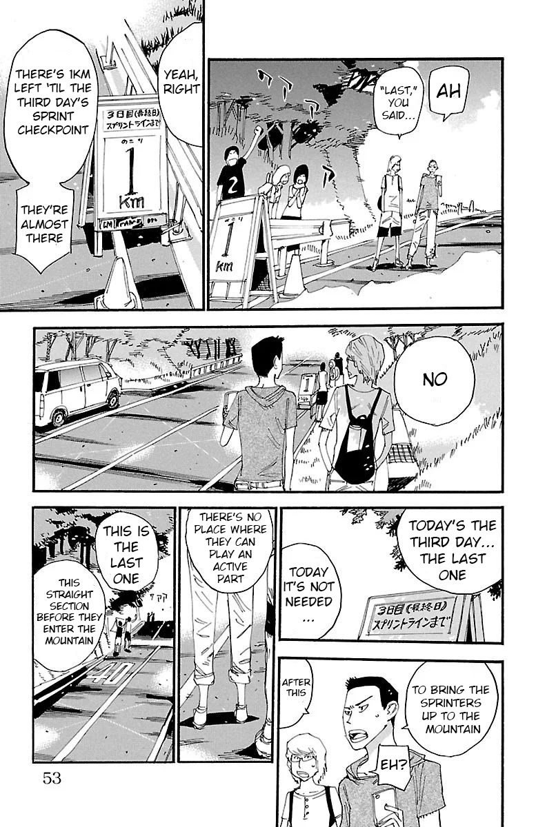 Yowamushi Pedal chapter 453 page 6