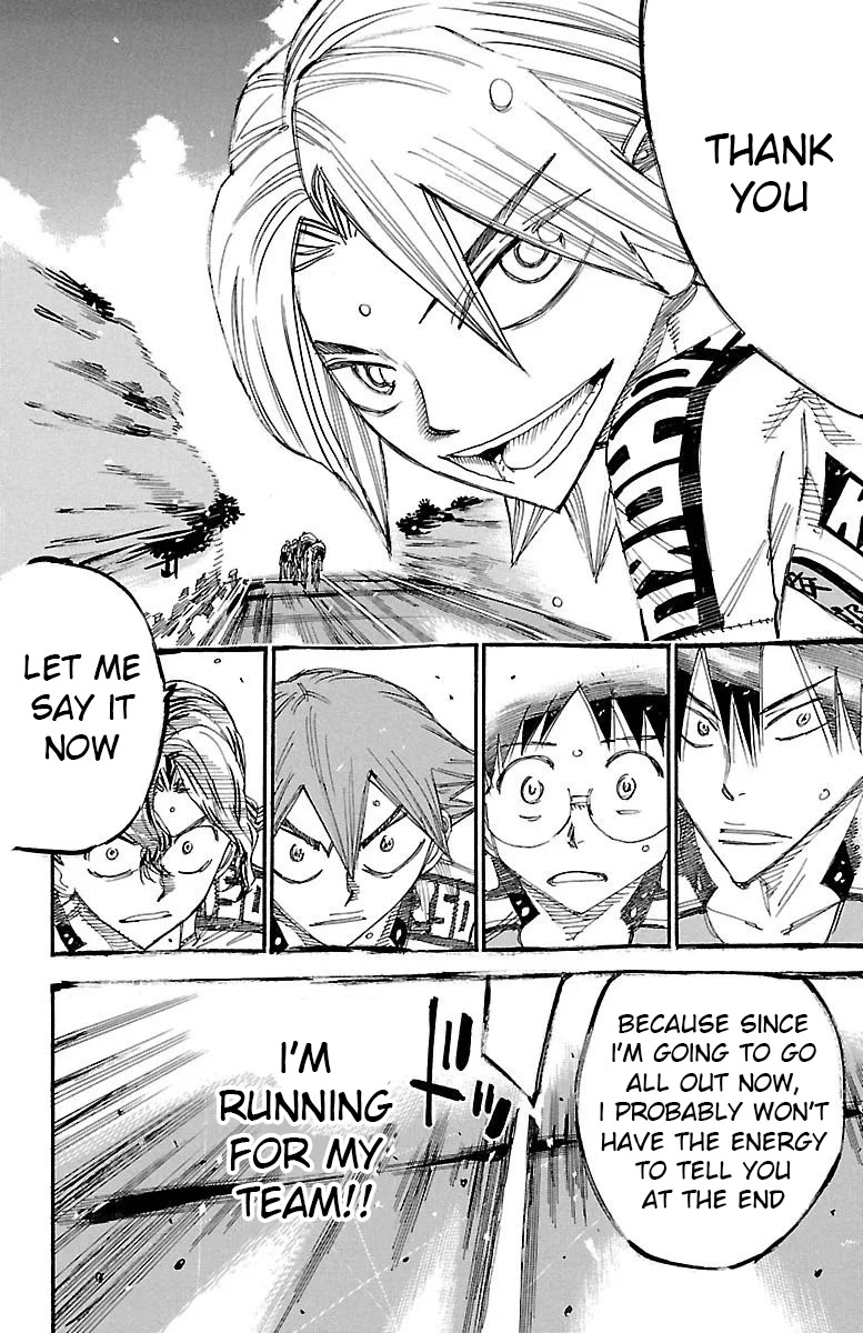 Yowamushi Pedal chapter 454 page 16