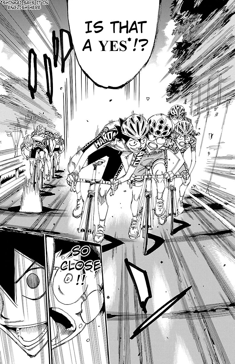 Yowamushi Pedal chapter 458 page 9