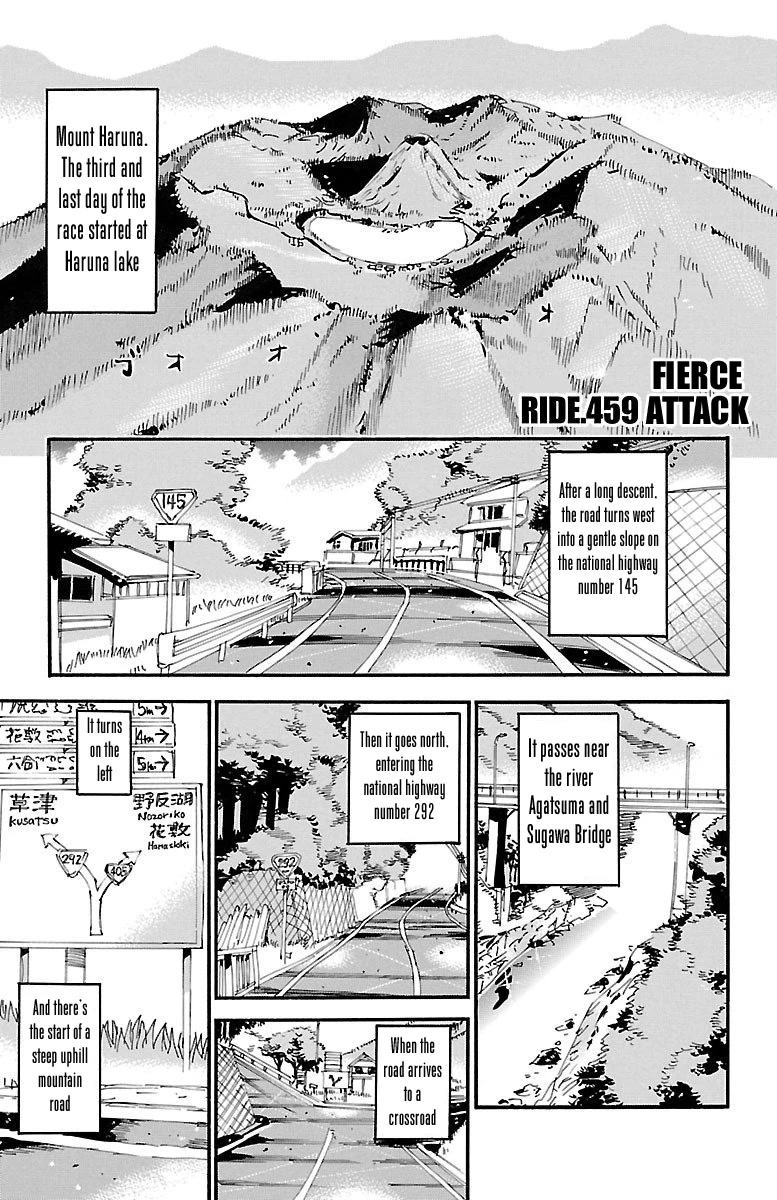 Yowamushi Pedal chapter 459 page 1