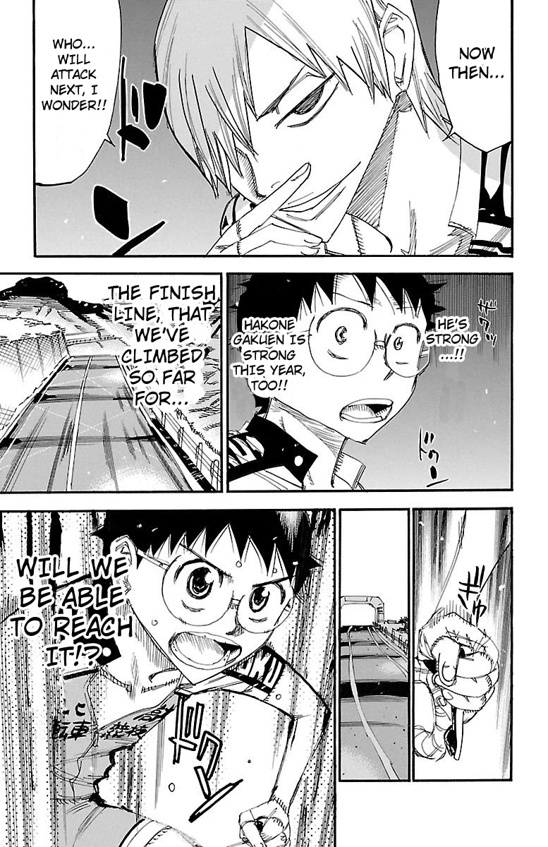 Yowamushi Pedal chapter 459 page 16