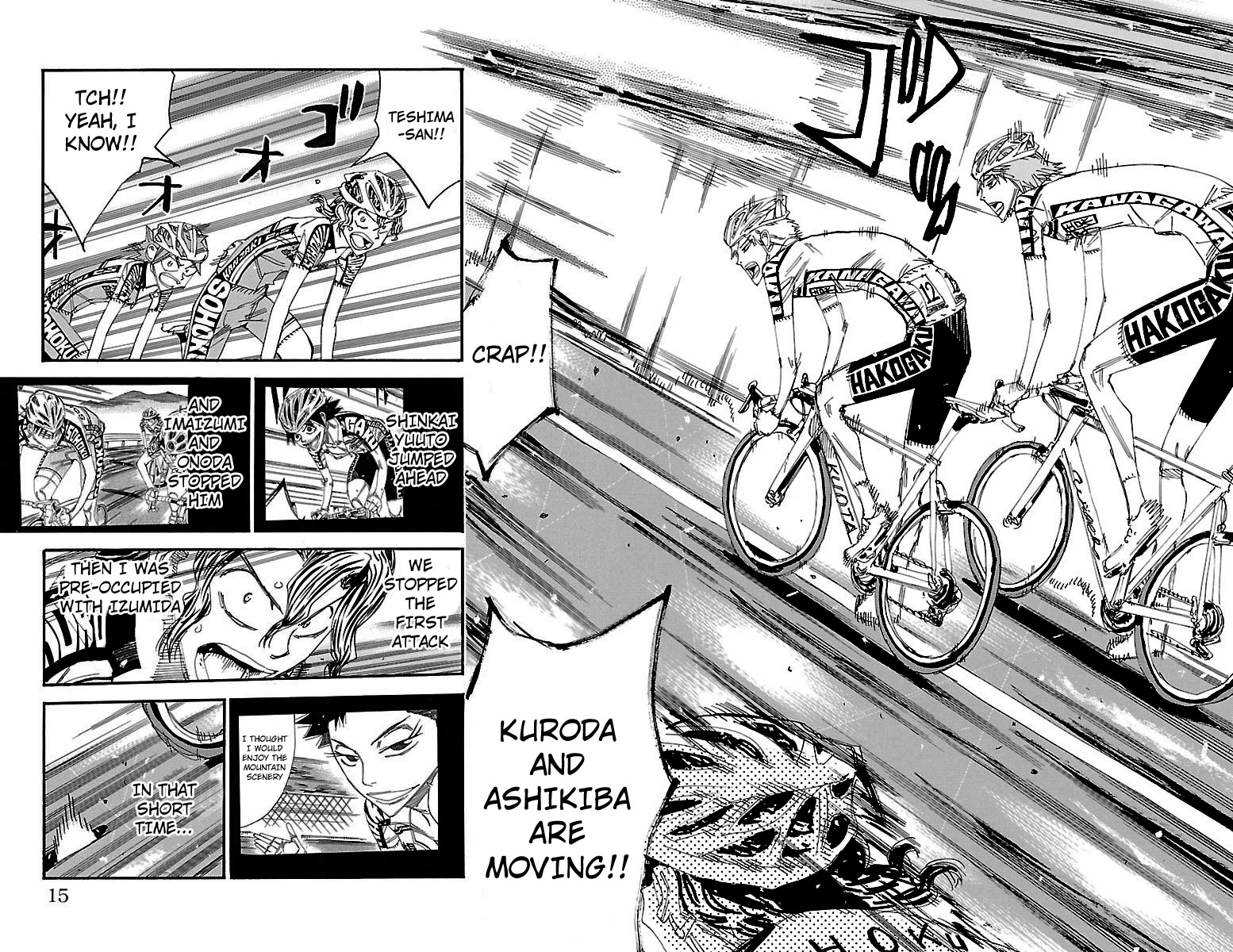 Yowamushi Pedal chapter 459 page 9