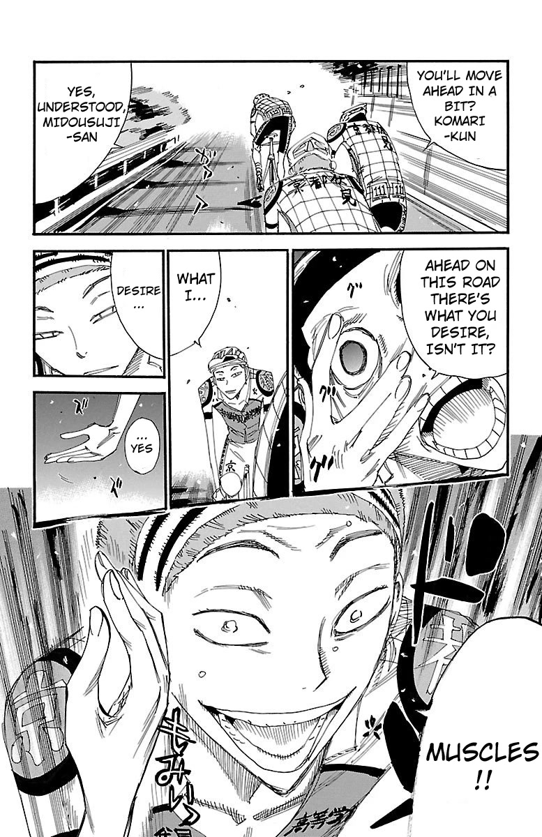 Yowamushi Pedal chapter 460 page 18