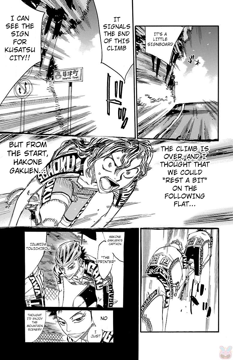 Yowamushi Pedal chapter 461 page 15