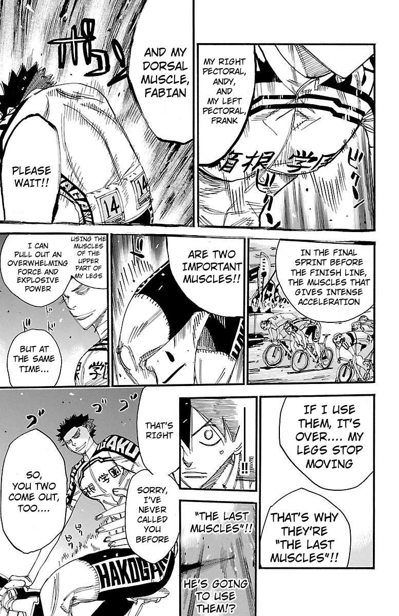 Yowamushi Pedal chapter 462 page 15