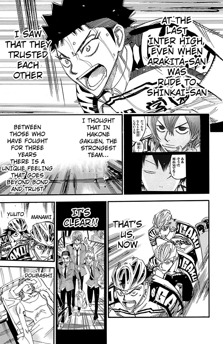 Yowamushi Pedal chapter 463 page 13