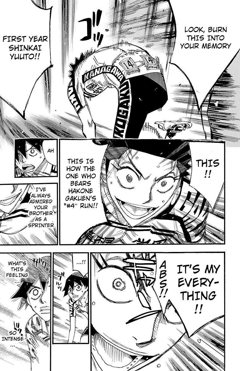 Yowamushi Pedal chapter 463 page 7