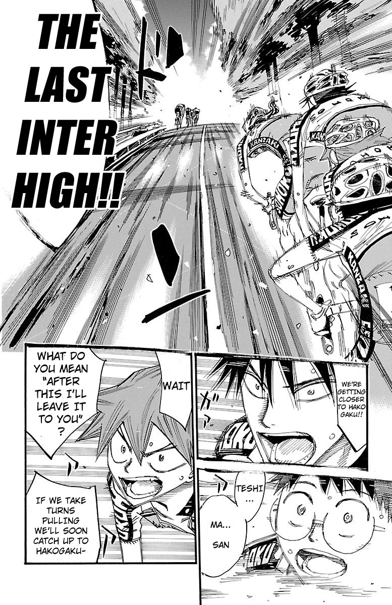 Yowamushi Pedal chapter 467 page 15