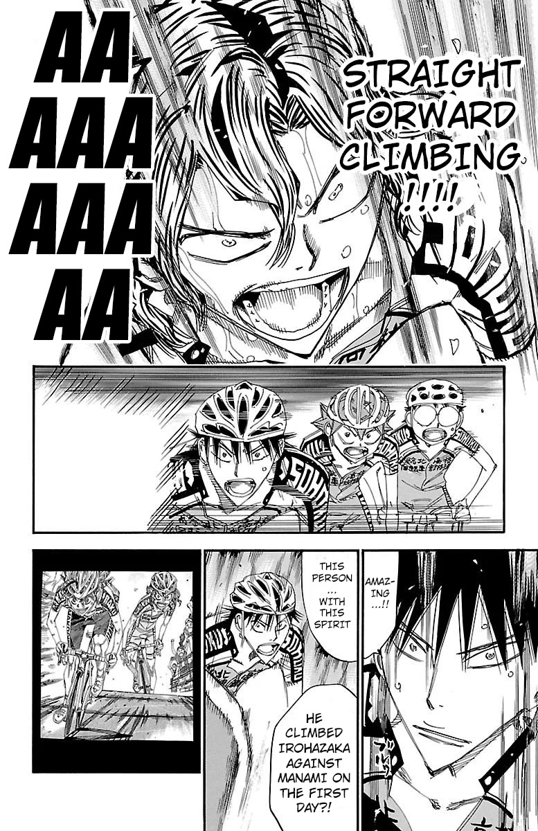 Yowamushi Pedal chapter 467 page 22