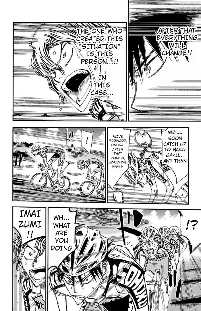 Yowamushi Pedal chapter 468 page 8