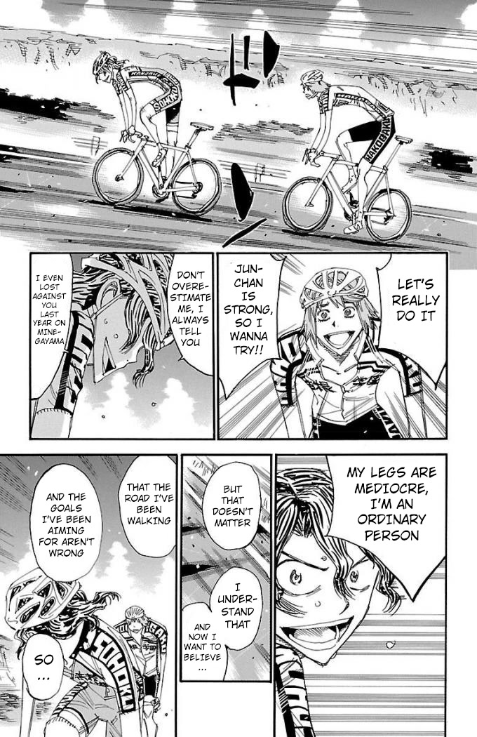 Yowamushi Pedal chapter 470 page 15