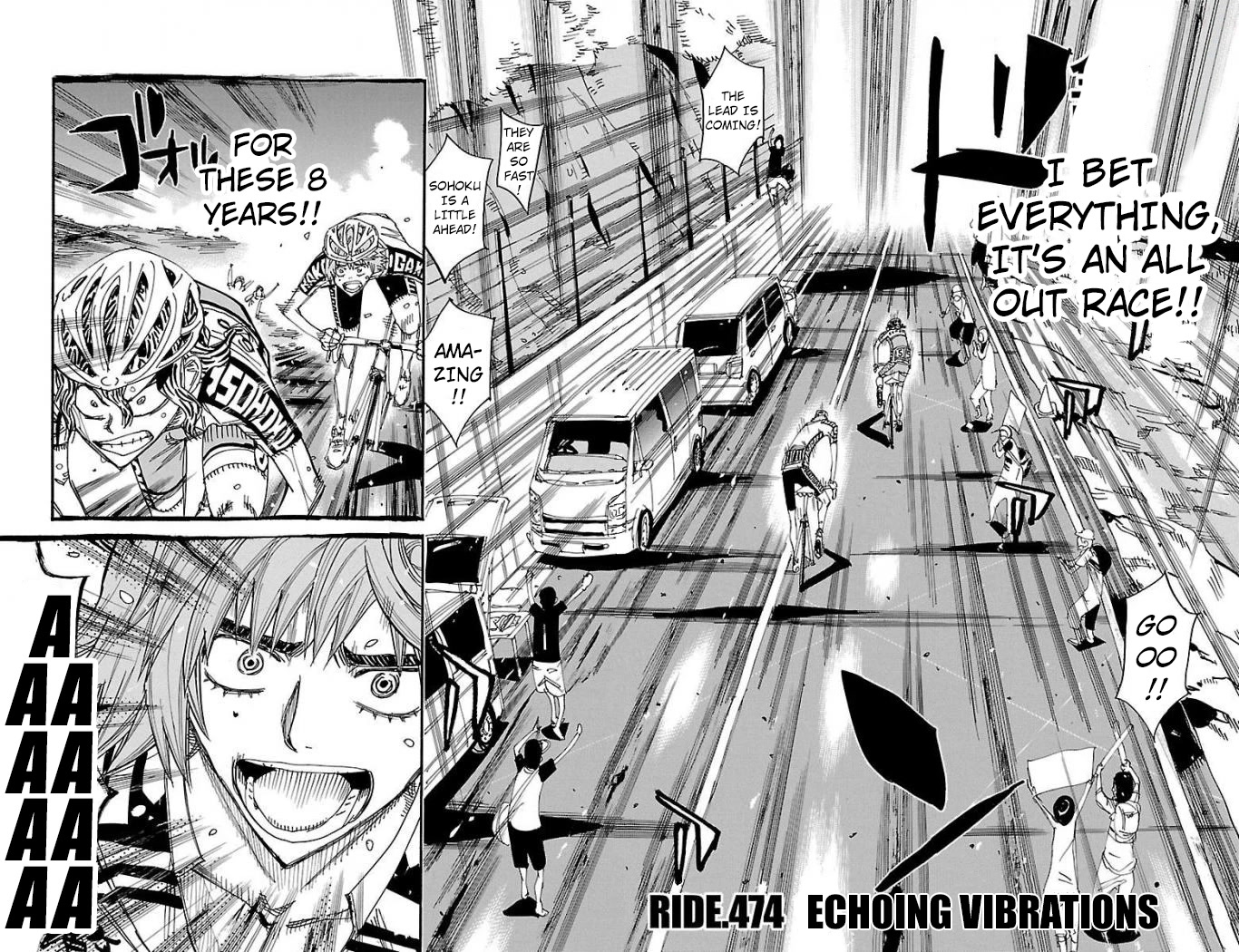 Yowamushi Pedal chapter 474 page 2