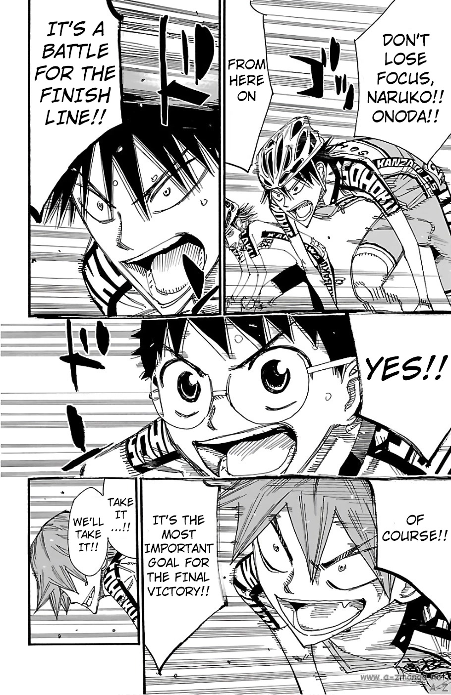 Yowamushi Pedal chapter 481 page 15