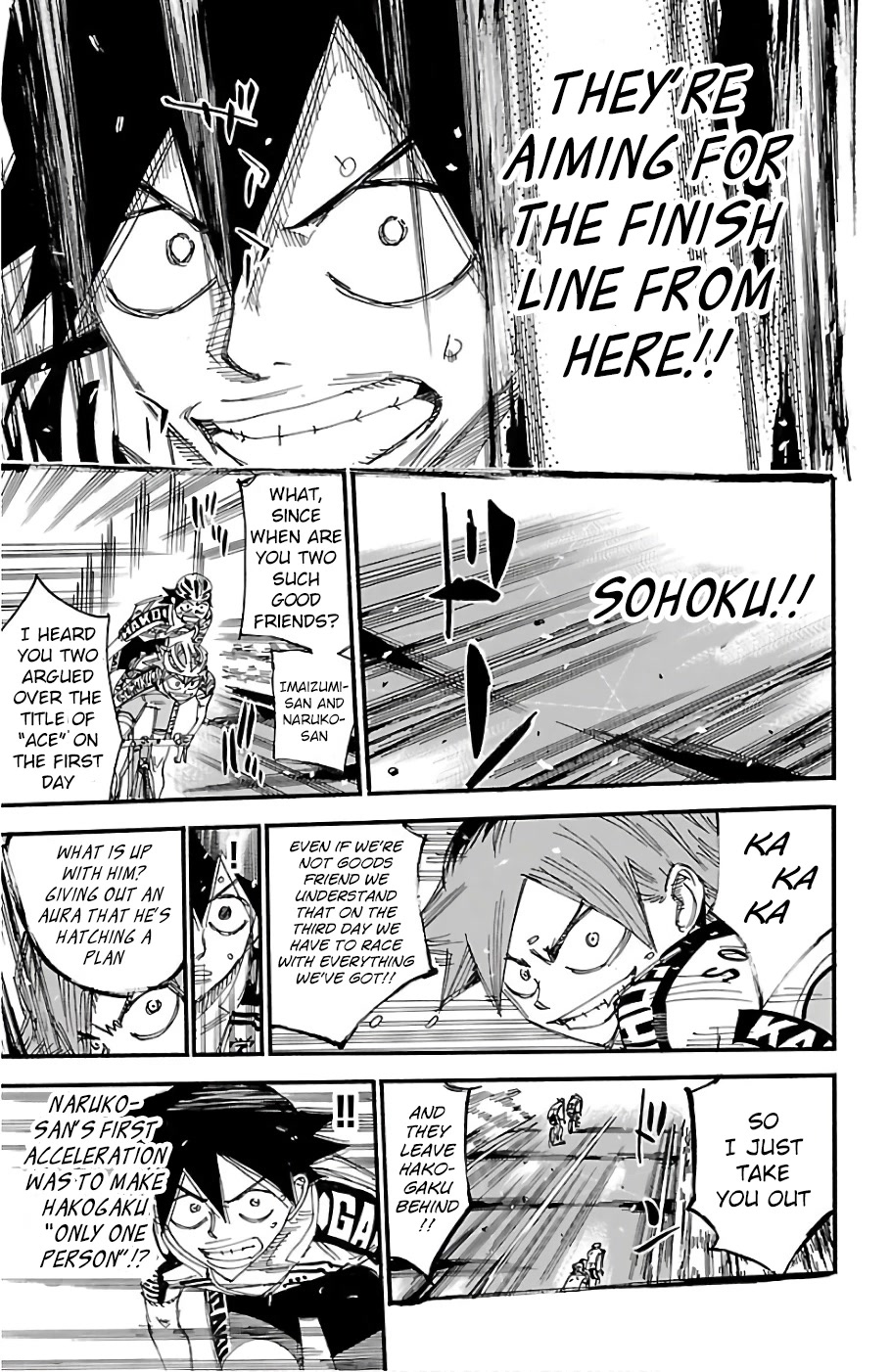 Yowamushi Pedal chapter 483 page 12