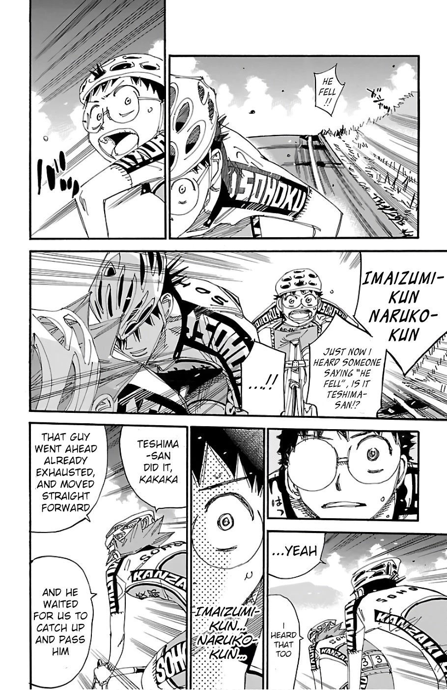 Yowamushi Pedal chapter 483 page 2