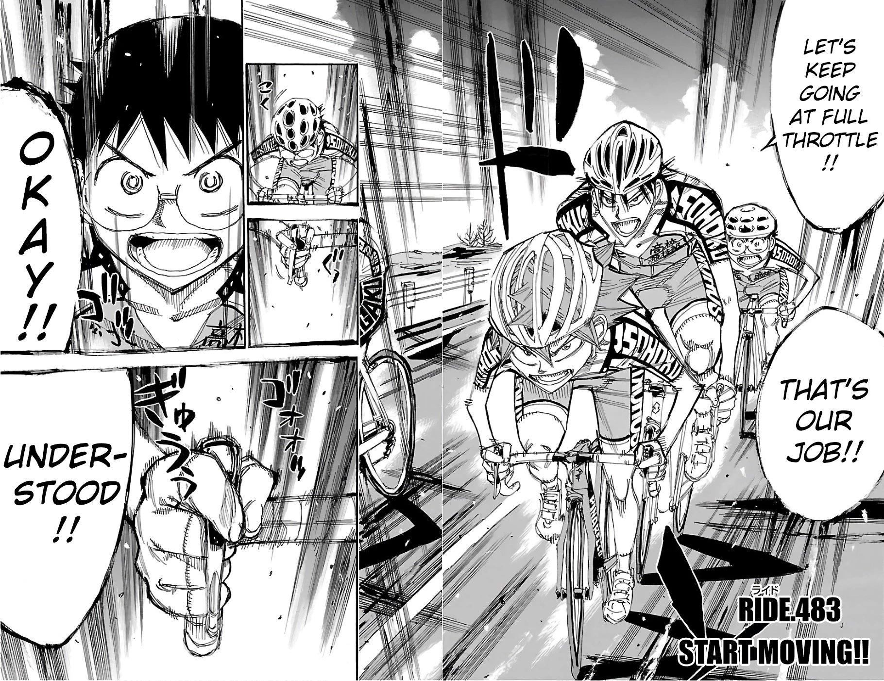 Yowamushi Pedal chapter 483 page 4