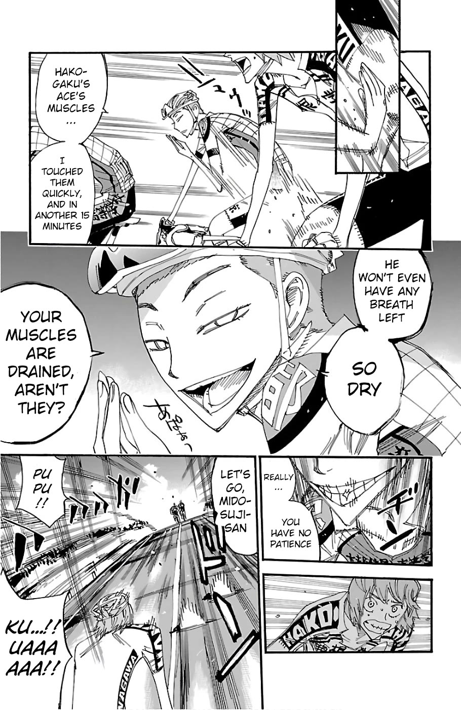 Yowamushi Pedal chapter 484 page 14