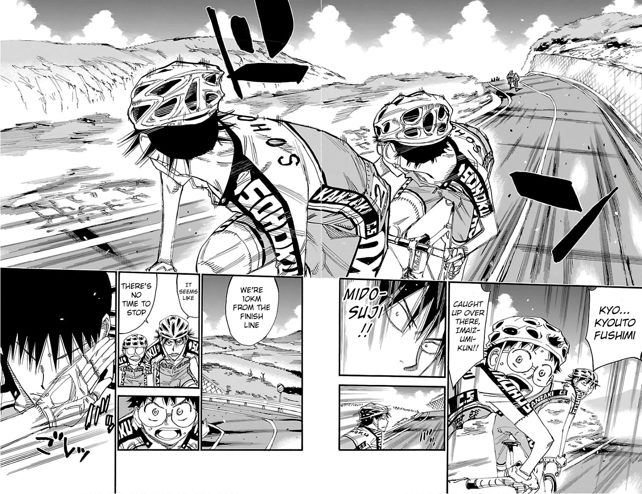 Yowamushi Pedal chapter 485 page 12