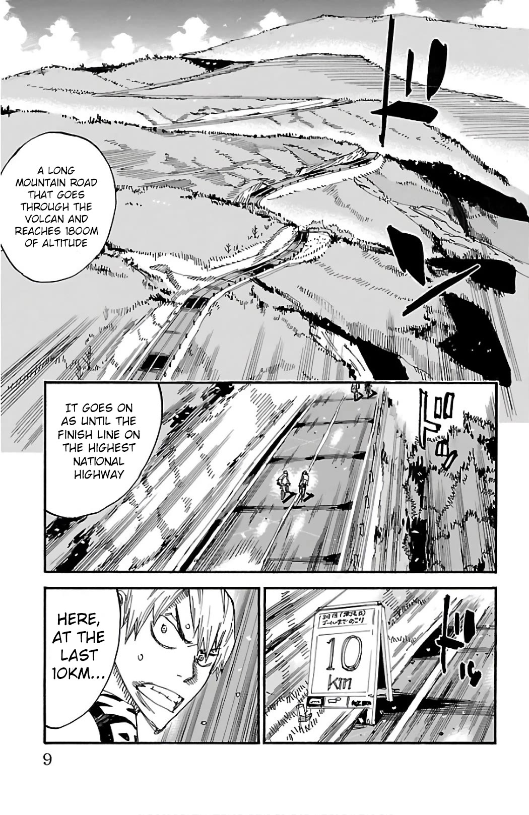 Yowamushi Pedal chapter 485 page 4