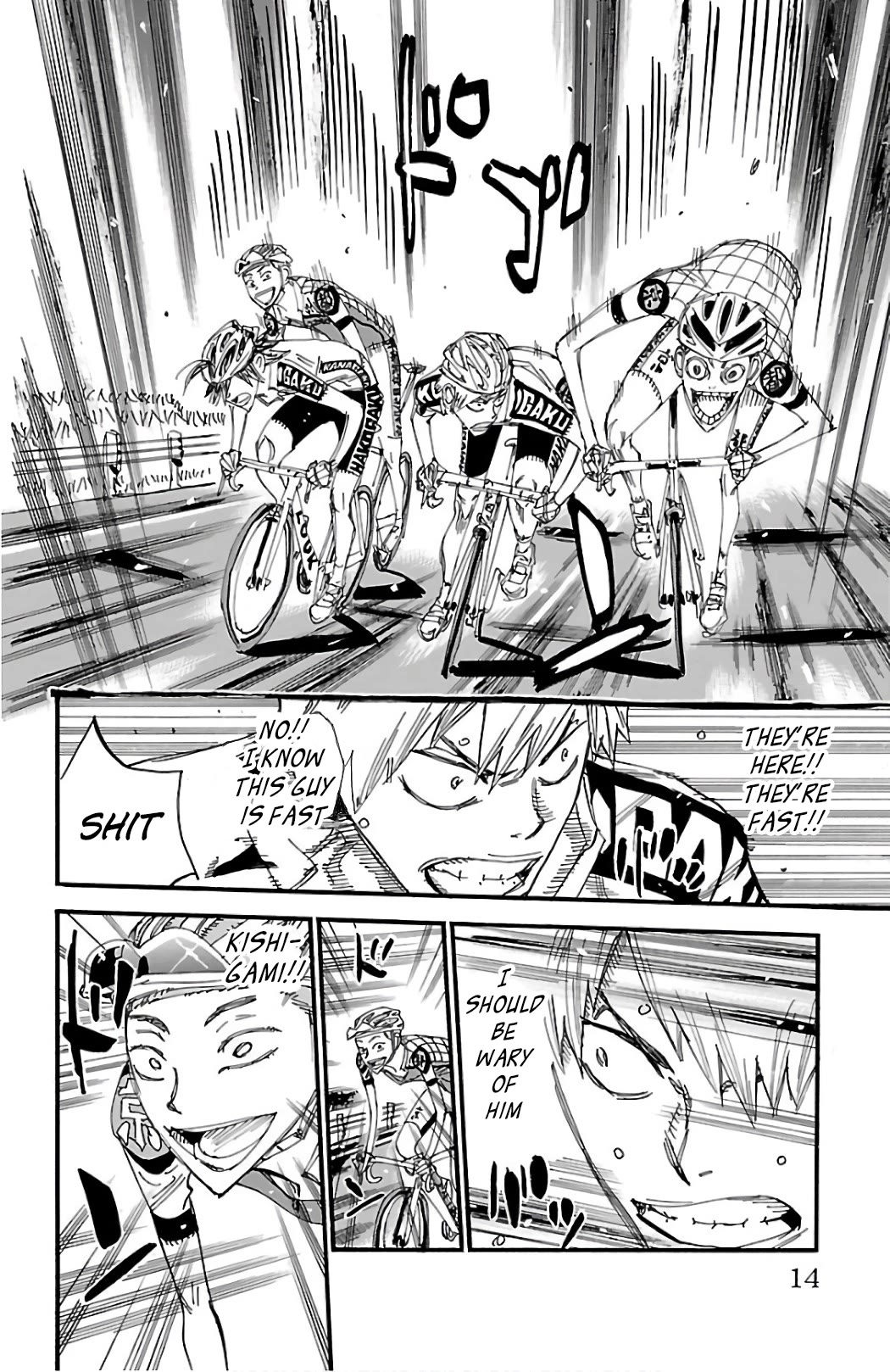 Yowamushi Pedal chapter 485 page 8