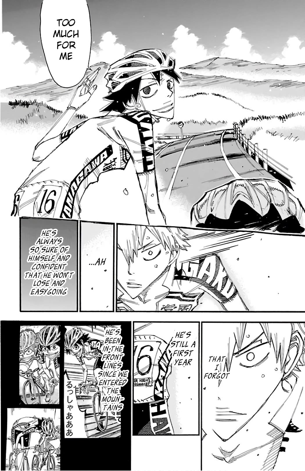 Yowamushi Pedal chapter 486 page 10