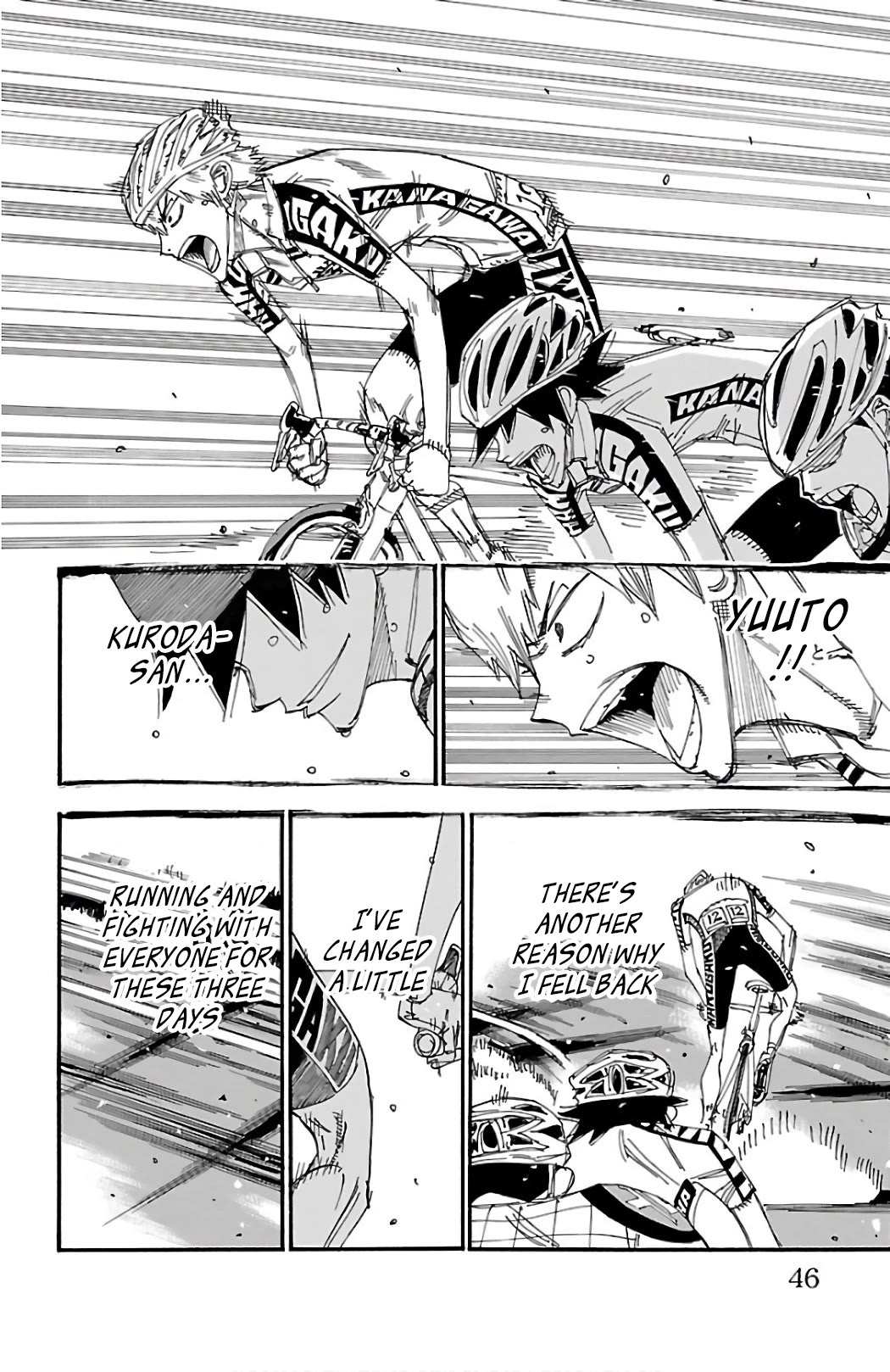 Yowamushi Pedal chapter 486 page 14