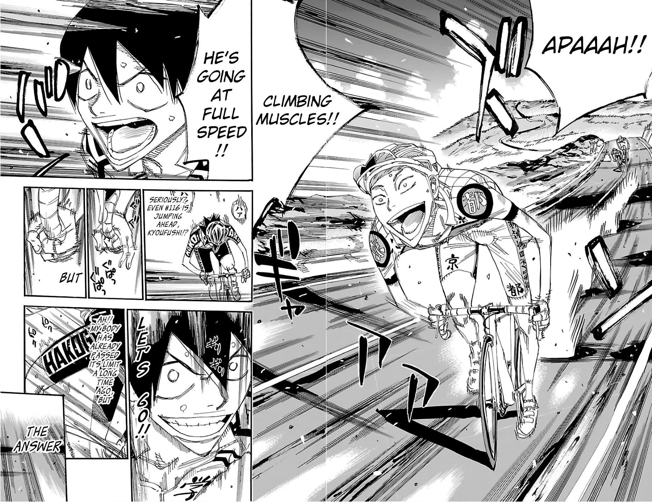 Yowamushi Pedal chapter 487 page 14