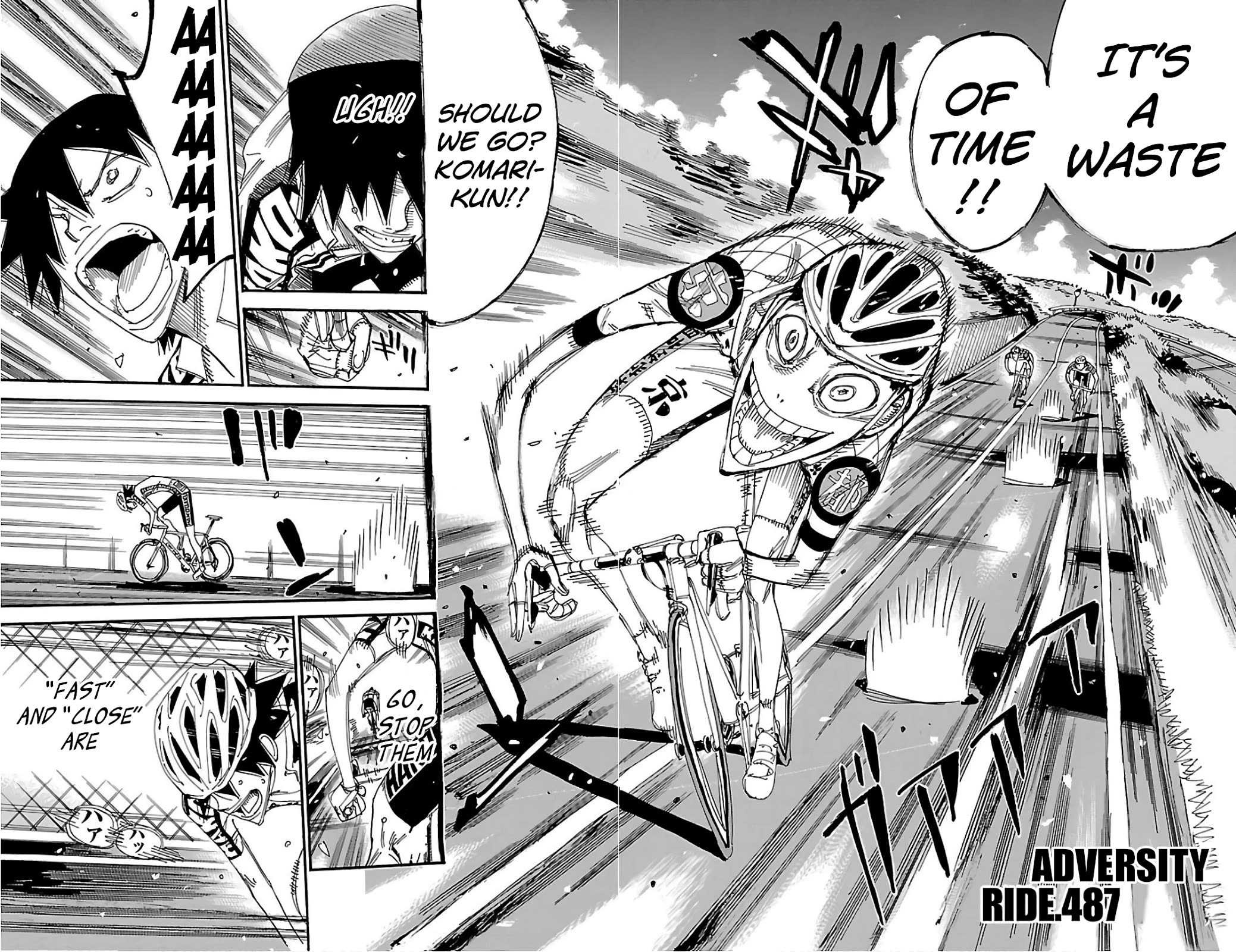 Yowamushi Pedal chapter 487 page 3