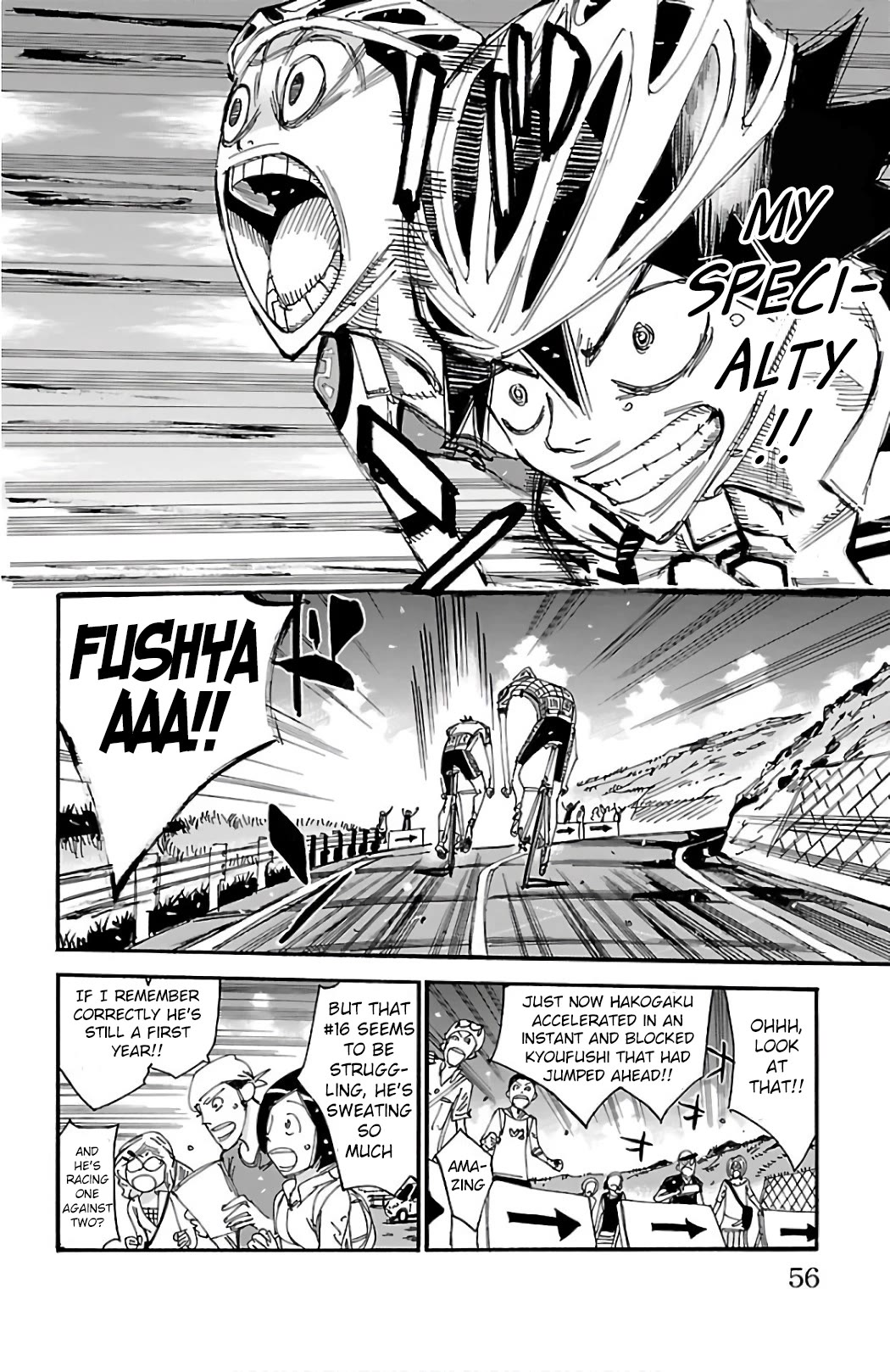 Yowamushi Pedal chapter 487 page 4