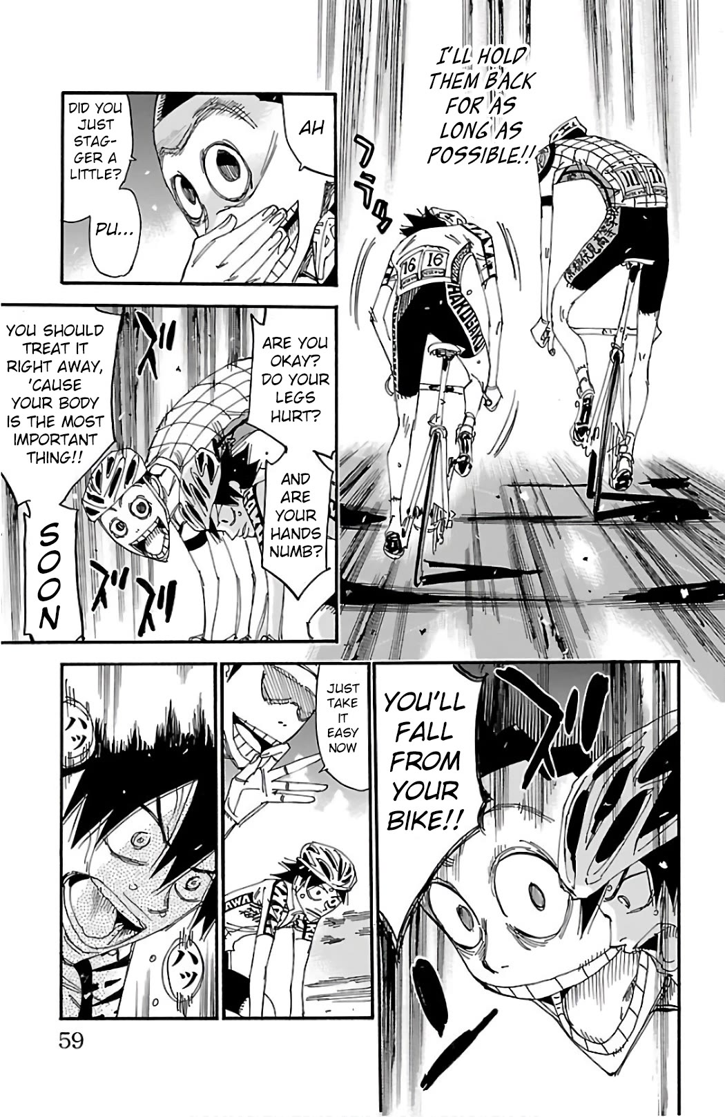 Yowamushi Pedal chapter 487 page 7