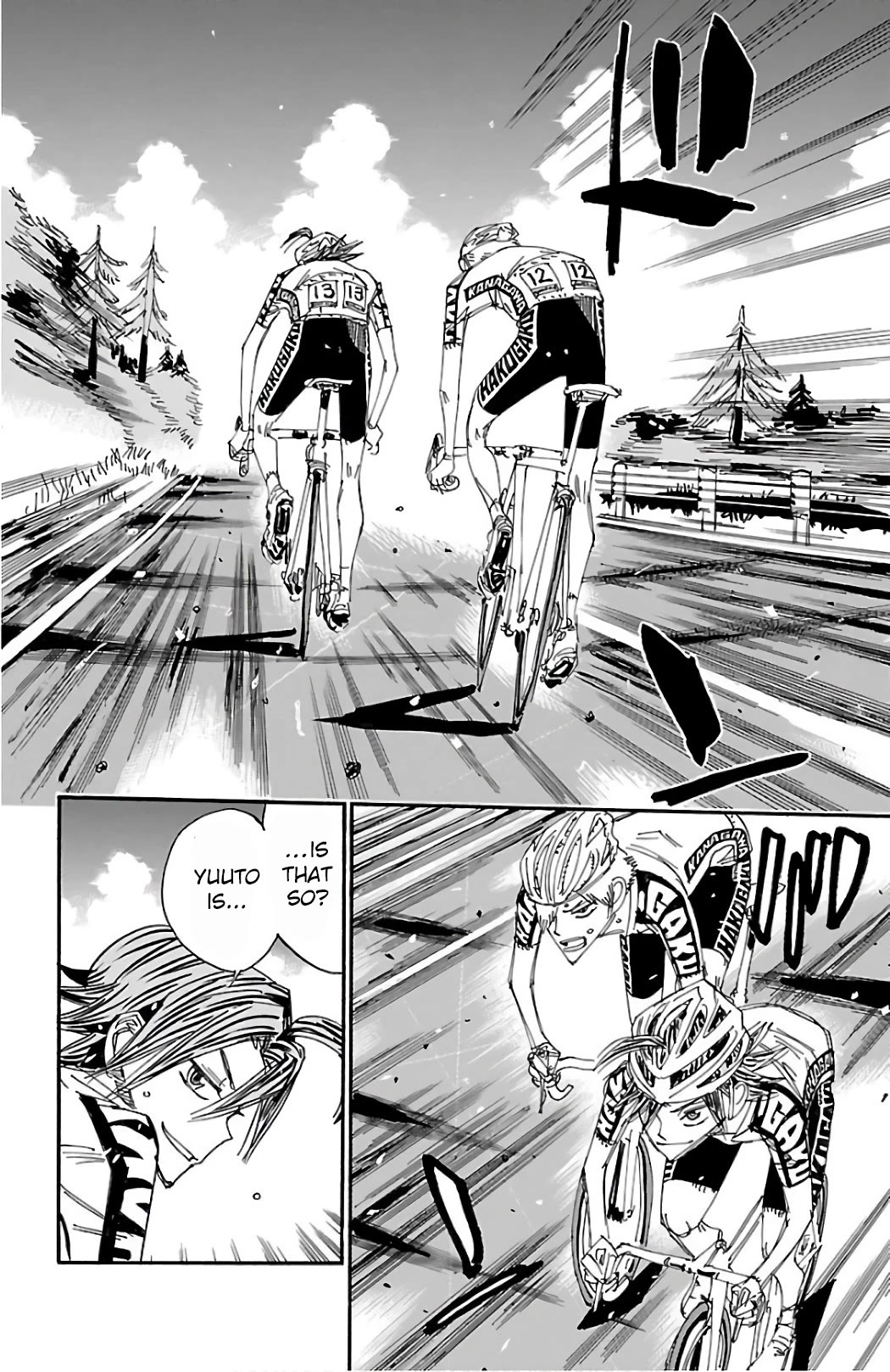 Yowamushi Pedal chapter 488 page 12