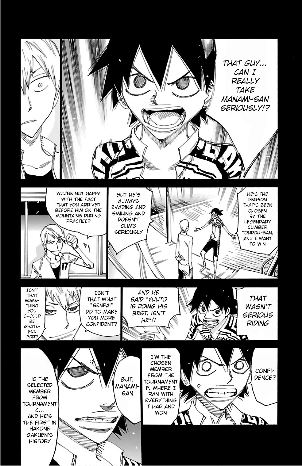 Yowamushi Pedal chapter 488 page 14