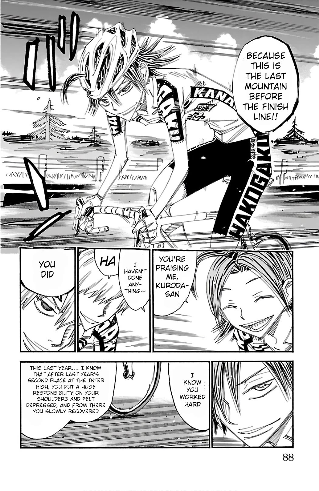 Yowamushi Pedal chapter 488 page 16