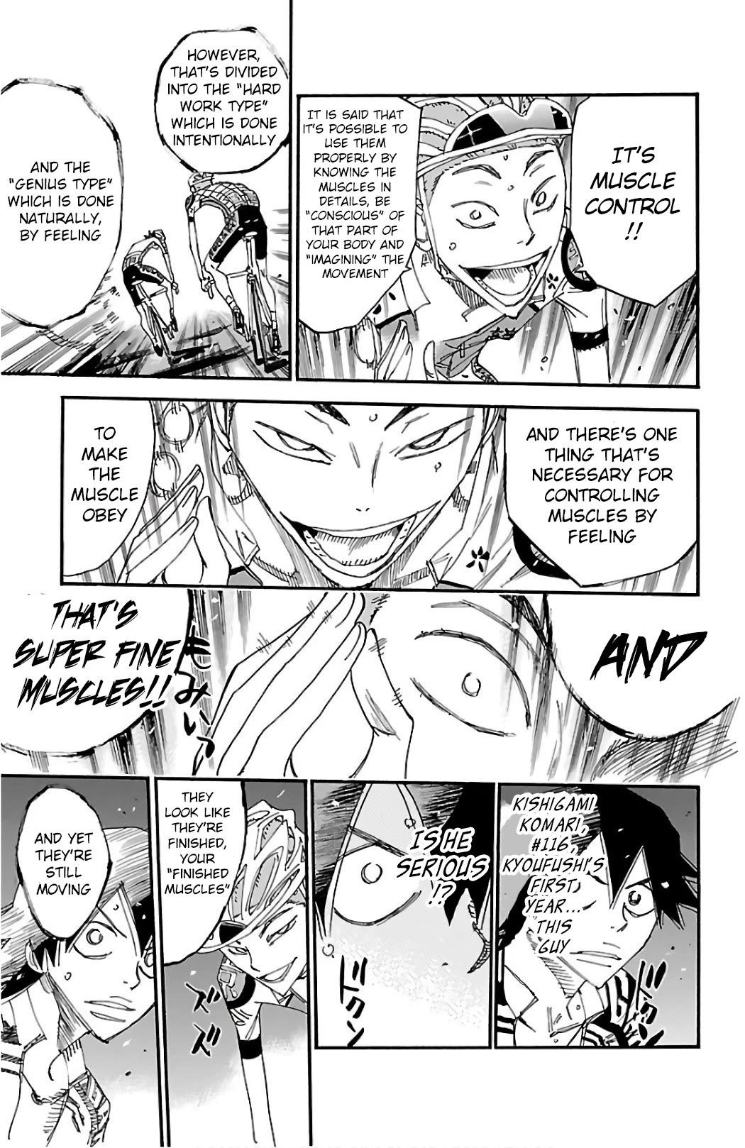 Yowamushi Pedal chapter 488 page 4