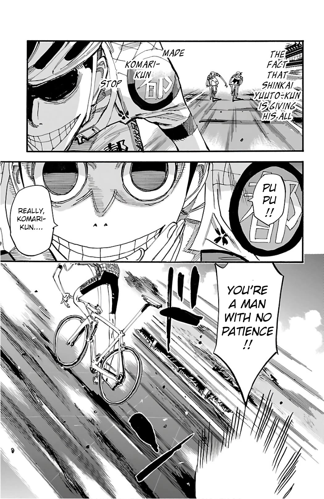 Yowamushi Pedal chapter 488 page 8