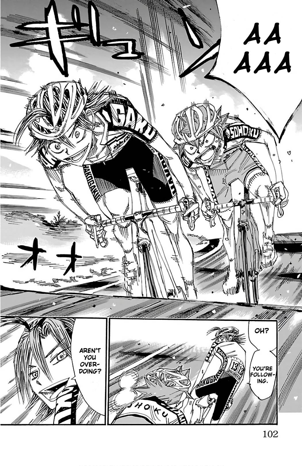 Yowamushi Pedal chapter 489 page 12