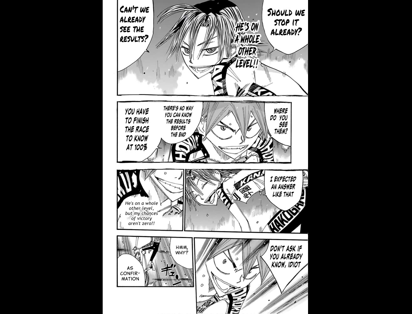 Yowamushi Pedal chapter 490 page 5