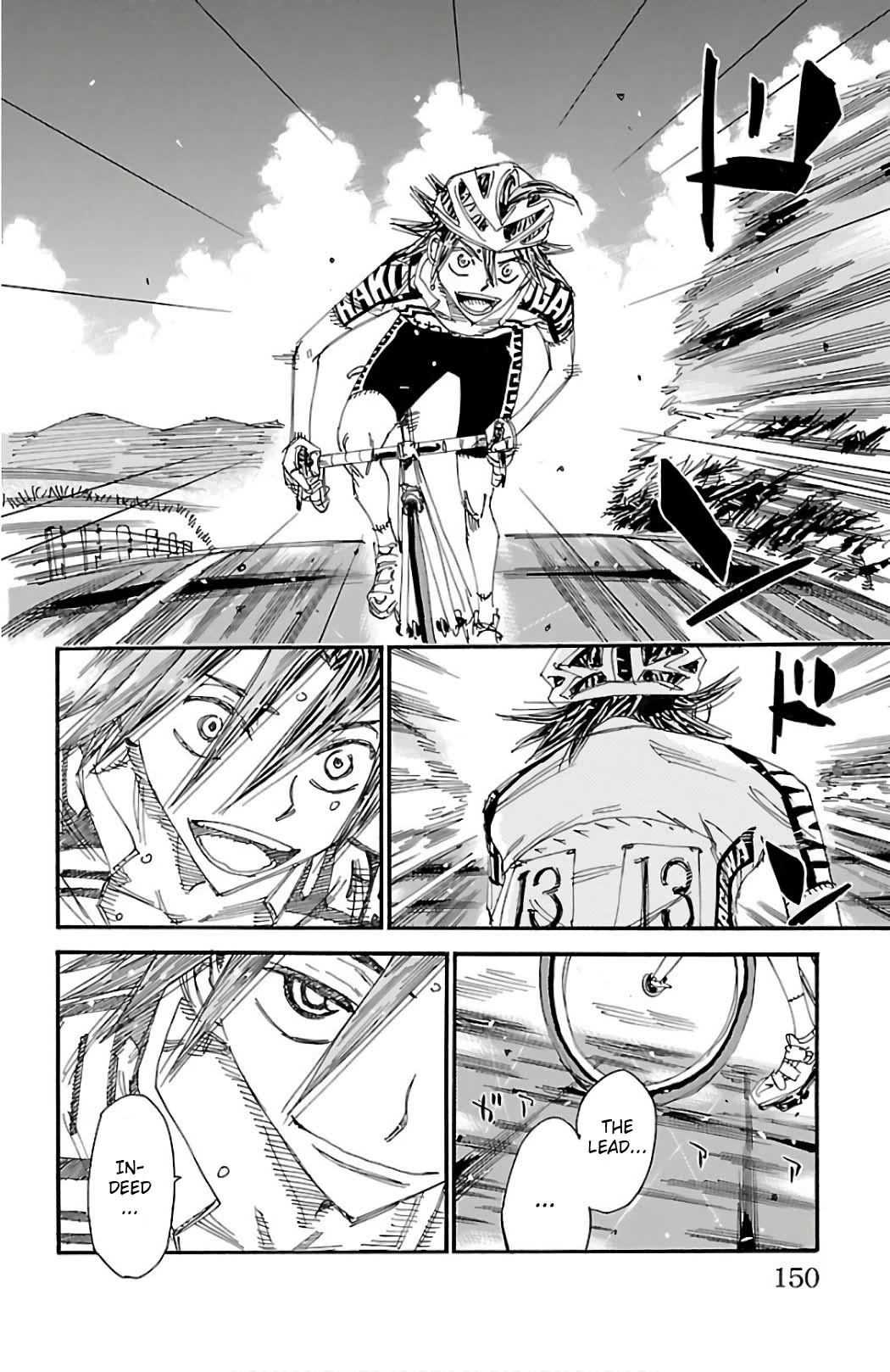 Yowamushi Pedal chapter 491 page 14