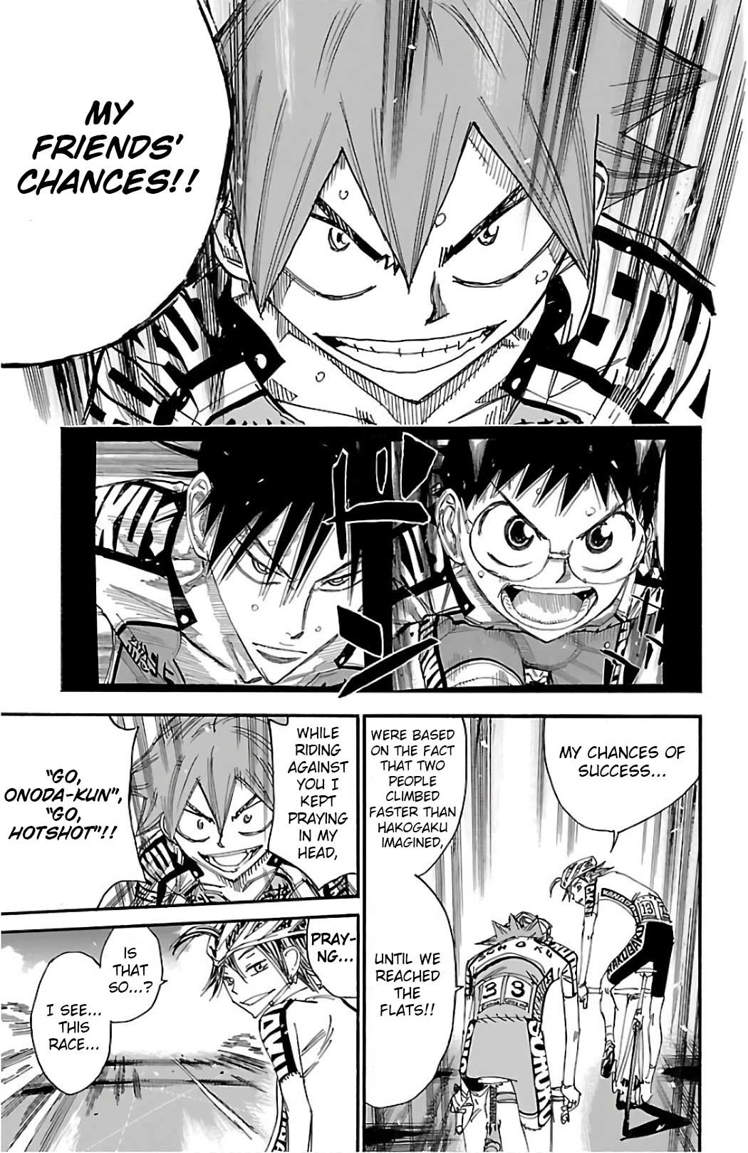 Yowamushi Pedal chapter 491 page 17